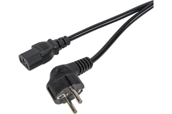 Кабель питания GoPower CEE 7/7-C13 1.2м черный (00-00024055)