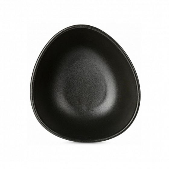 Салатник треугольный ROCK BLACK 16см