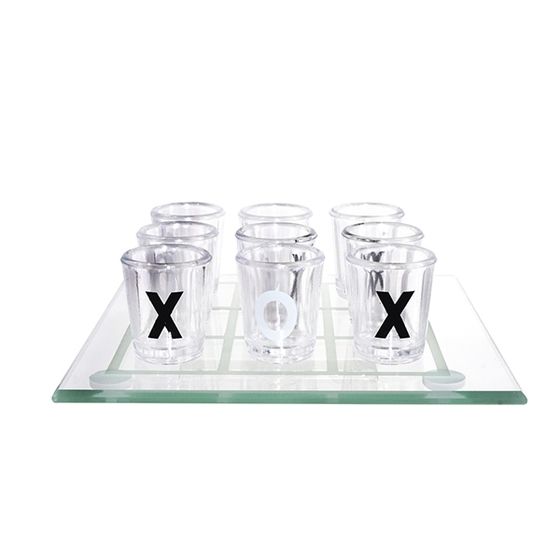 Игра настольная (питейная) &quot;Крестики-нолики&quot;, L15 W4 H15 см