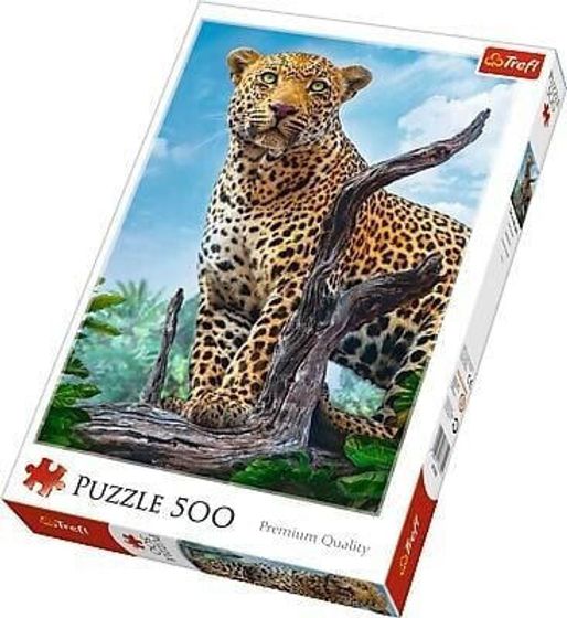 Trefl Puzzle 500 Dziki lampart