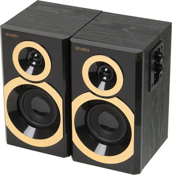Колонки 2.0 Sven SPS-619 10Вт золотистый