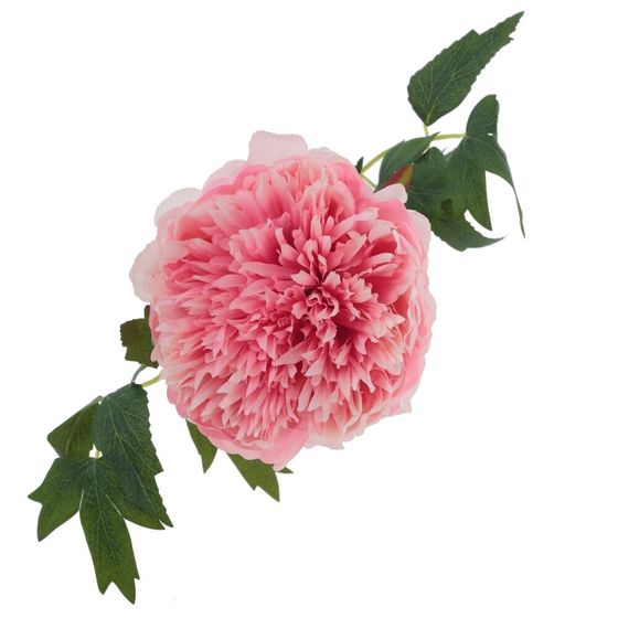 Цветок искусственный &quot;Пион&quot;, L20 W20 H71 см