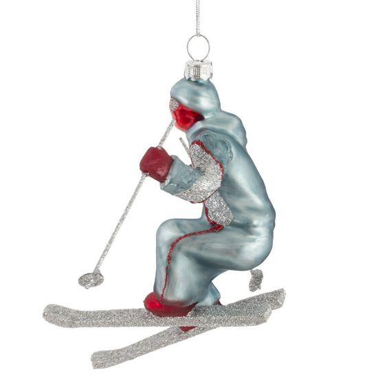 Украшение новогоднее "Лыжник", L11 W9 H12 см