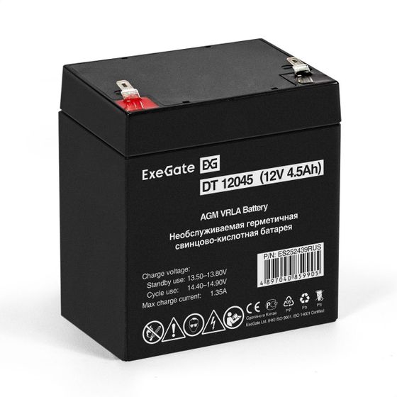 Батарея для ИБП ExeGate DT 12045 12В 4.5Ач (ES252439RUS)