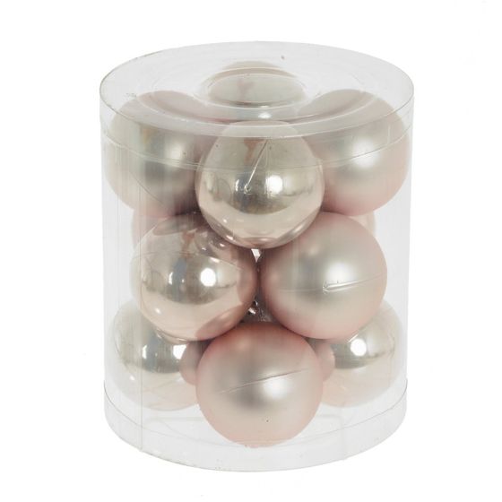 Набор из 12шт Украшение новогоднее "Шар", D 4 см, L9,5 W9,5 H10,5 см