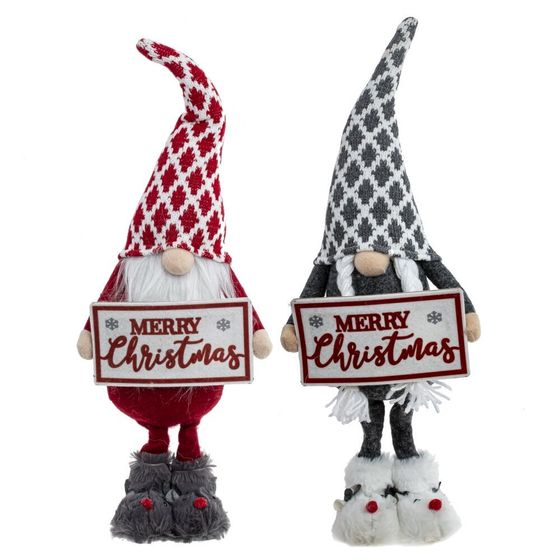 Игрушка набивная с подсветкой &quot;Гном&quot;, L18 W10 H51 см, 2в.