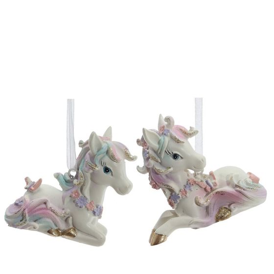 Фигурка декоративная подвесная &quot;Лошадка&quot;,  L7 W2,5 H6 см, 2в.