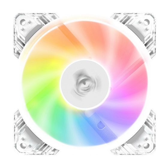 Вентилятор Alseye N12-W белый 120x25мм RGB 1800rpm 4pin