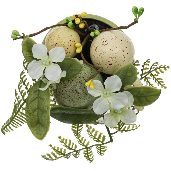 Цветочная композиция &quot;Пасхальная&quot;, L10 W10 H13 см, 2в.