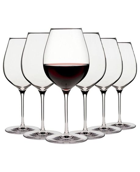 Set of 6 Bold &amp; Powerful Wine Glasses