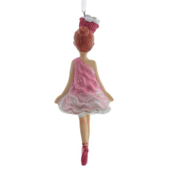 Фигурка декоративная подвесная &quot;Девочка&quot;, L4 W2,5 H12 см, 2в.