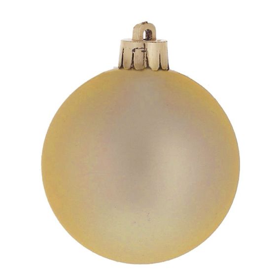 Набор из 3шт Украшение новогоднее Шар &quot;Золотое трио&quot;, D8 см, L8 W8 H9 см