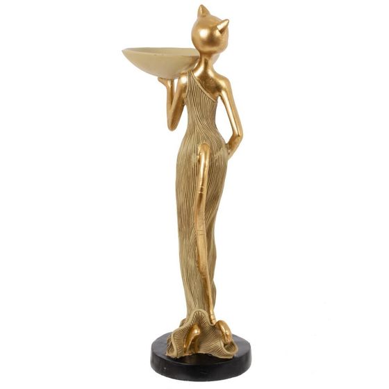 Фигурка декоративная &quot;Кошка&quot;, Д15 Ш12 В33 см