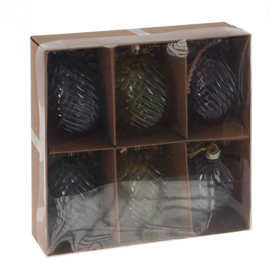 Набор из 6-ти изделий декоративных подвесных &quot;Яйцо пасхальное&quot; (6*8,5), L20 W20 H6,5 см