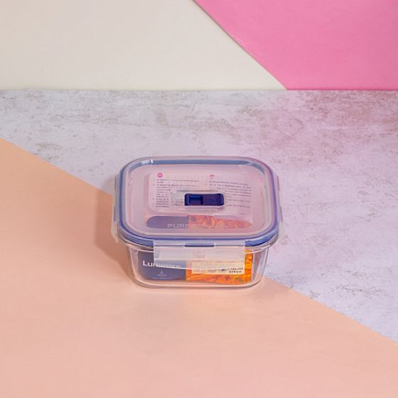 Контейнер стеклянный PUREBOX ACTIVE квадратный 760мл