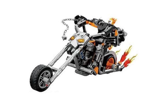 LEGO Призрачный гонщик, робот и мотоцикл, строительные блоки 76245