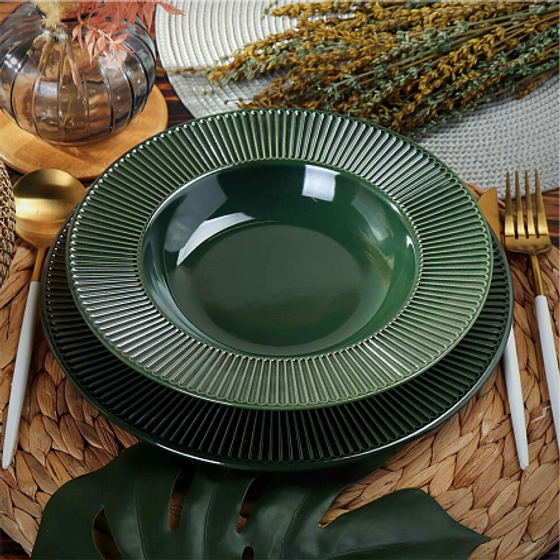 Тарелка обеденная EMERALD GREEN 27см