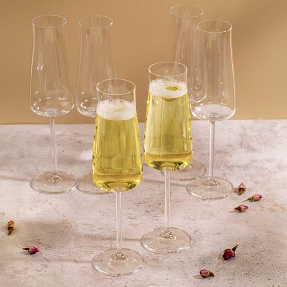 Набор бокалов для шампанского ALEX 210мл 6шт