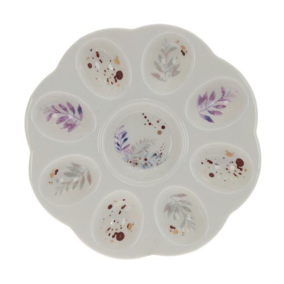 Тарелка для 8-ми яиц, L20 W20 H2 см