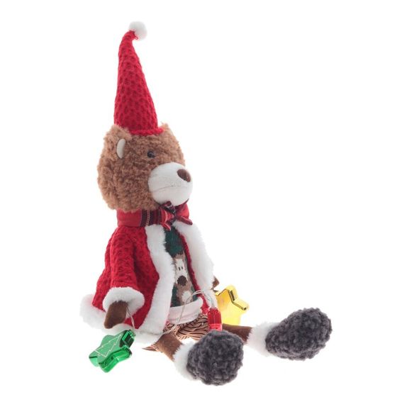 Игрушка набивная с подсветкой &quot;Медвежонок&quot;, (AAAх2 н/п), L20 W13 H56/30 см