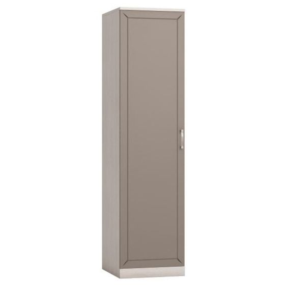Пенал для одежды «Босфор», 504×532×1998 мм, 1 дверь, ясень анкор светлый / глиняный серый