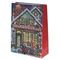 Пакет подарочный (бумага 210г/м2, блок 12шт), L18 W8,5 H23 см, 4в.