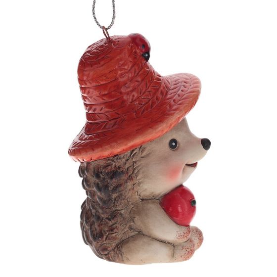 Изделие декоративное подвесное &quot;Ёжик&quot;, L6 W6 H7,5 см, 2в.