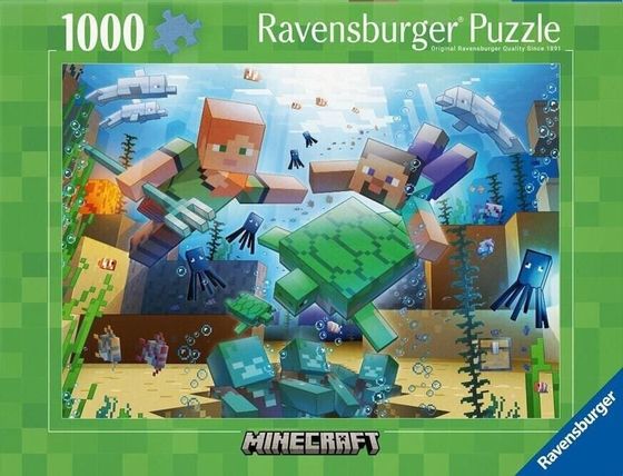 Ravensburger Puzzle 1000 Minecraft Mozaika