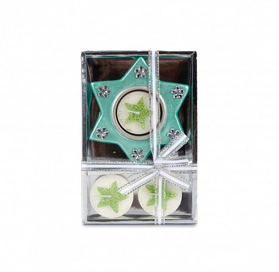 Набор новогодний 2 шт свечисухоцветы АПЕЛЬСИН