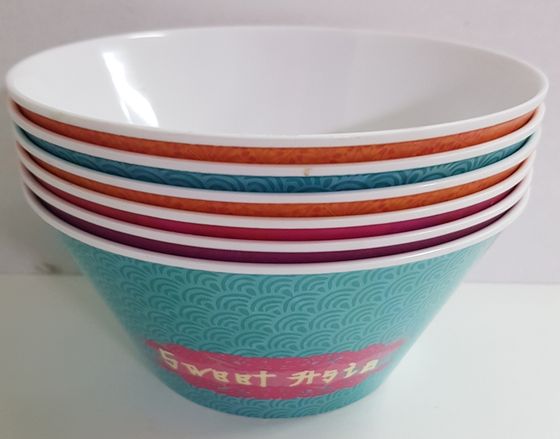 !09 Набор салатников 4 штуки - Салатник пластик, 16 см., цвет микс