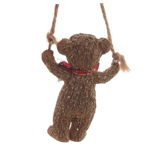 Изделие декоративное подвесное "Мишка", L5 W2,5 H6,5 см, 2в.