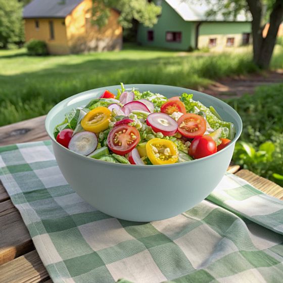 Салатник FIESTA 5л 27.5см зеленый круглый