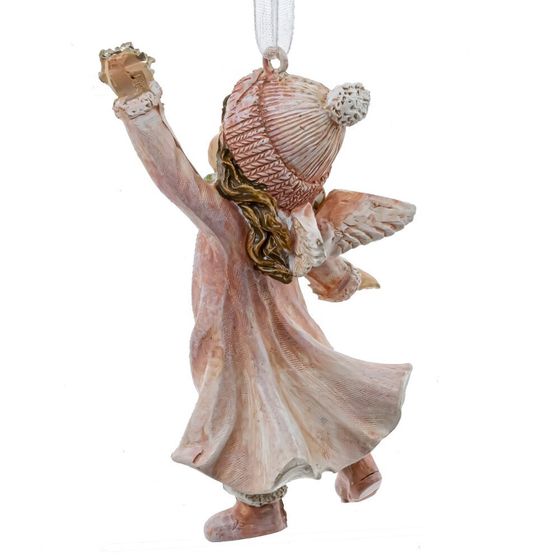 Украшение новогоднее "Девочка-ангел", L4,5 W3,5 H8 см, 2в.
