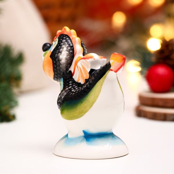 !09 Сувенир &quot;Дракон Серафим&quot; гжель цвет, 10,5 см