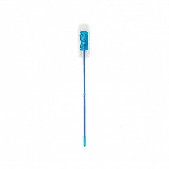 Швабра MICROWIPER EXTRA с телескоп.ручкой 140см, микрофибра