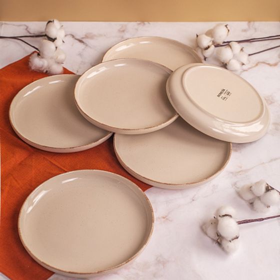 Тарелка десертная DAILY бежевый 19см