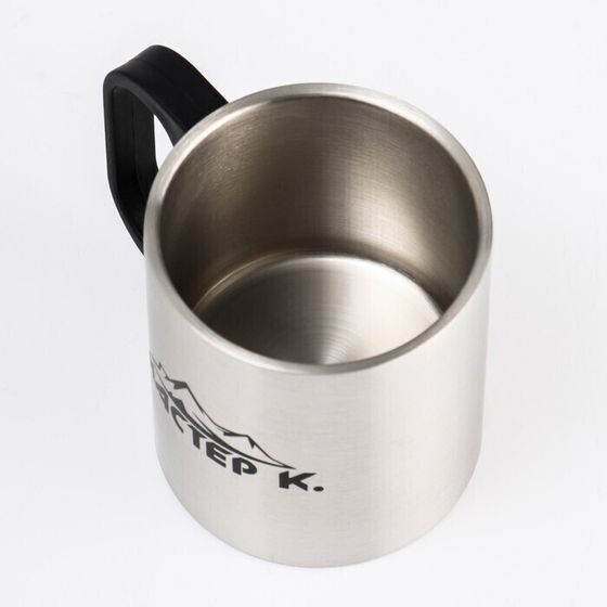 !09 Набор 5 штук - Термокружка, серия: Туризм, 180 мл, сохраняет тепло 2 ч, хром