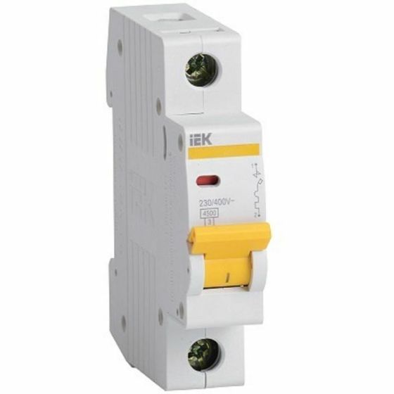 Выключатель автоматический IEK, однополюсный, C 80 А, ВА 47-100, 10 кА, MVA40-1-080-C