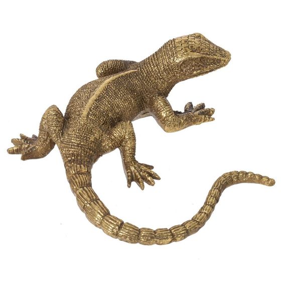 Фигурка декоративная "Ящерица", L13,5 W12,5 H4 см