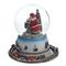 Фигурка декор в стекл шаре &quot;Дед Мороз&quot; (муз с ключ, подсветка), D 10 см, L15,5 W15,5 H15,5 см