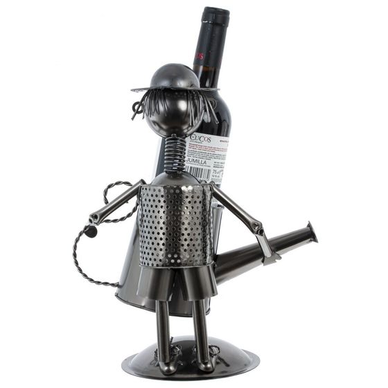 Подставка для бутылки &quot;Садовник&quot;, Д25 Ш17 В31 см