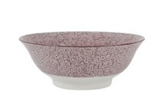 Old fashion damson color bowl 20cm