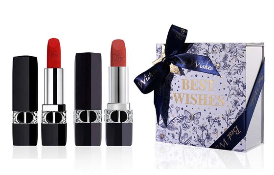 DIOR Fiery Blue Gold Lipstick Makeup Sets Women&#39;s