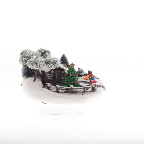 Фигурка декоративная &quot;Рождество&quot; (4 мелодии, подсвет, движ, 3xAA н/п, +USB), L31 W19 H1