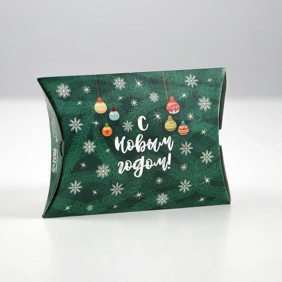!09 Коробка сборная (набор 10 штук) фигурная «С Новым Годом!», 11 x 8 x 2 см.