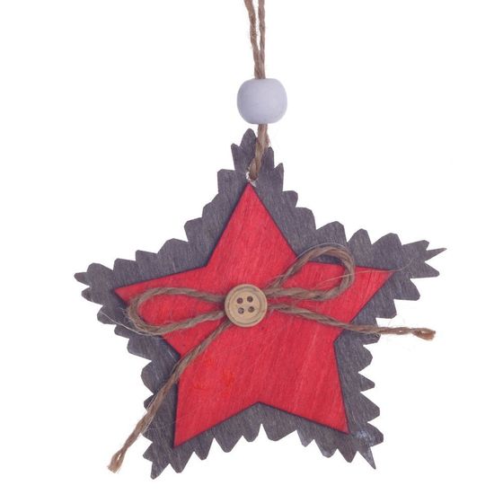 Украшение новогоднее &quot;Сердце/Звезда/Елка&quot;, L10,5 W2 H10,5 см, 3в.