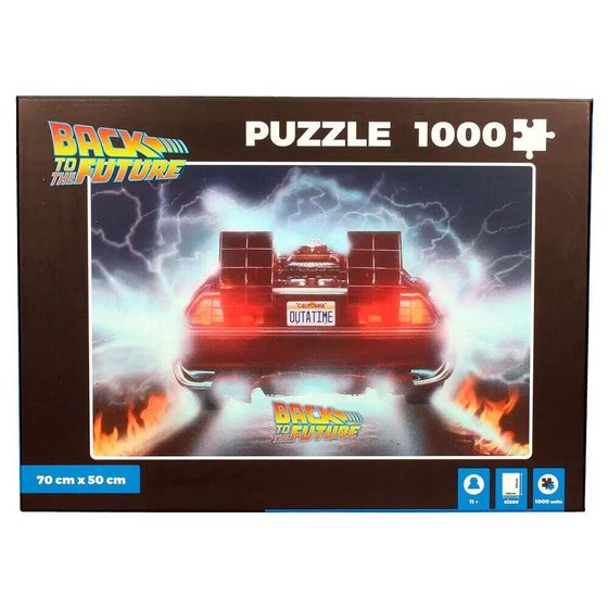 SD TOYS Back To The Future Delorean Out A Time Puzzle 1000 pieces