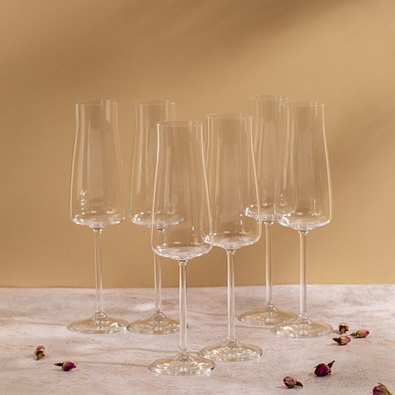 Набор бокалов для шампанского ALEX 210мл 6шт