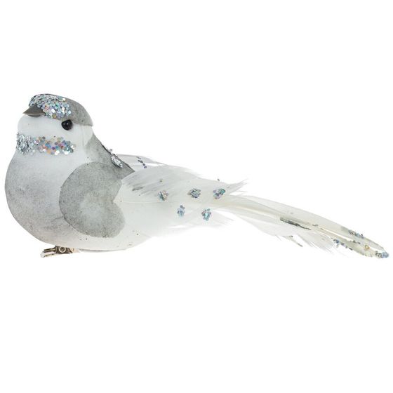 Изделие декоративное &quot;Птичка&quot;, L15 W4,5 H5,5 см, 2в.