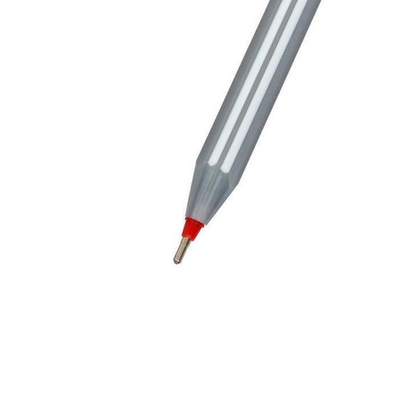 !Ручка шариковая масляная Pensan "Triball", 3 штуки, чернила красные, узел 1 мм, линия письма 0,5 мм, трехгранная